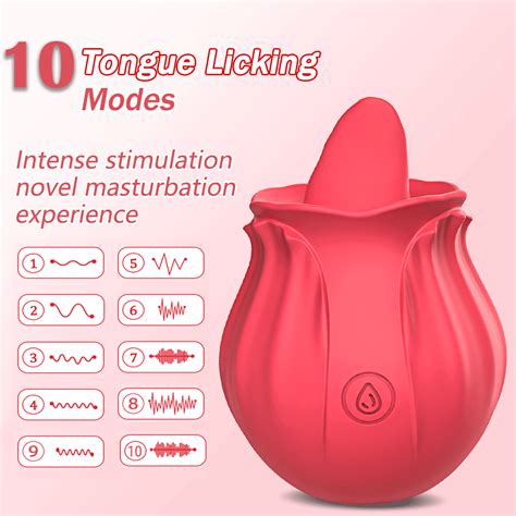 Rosebud Toy Tongue Licking Vibrators Rose Toy Official Website