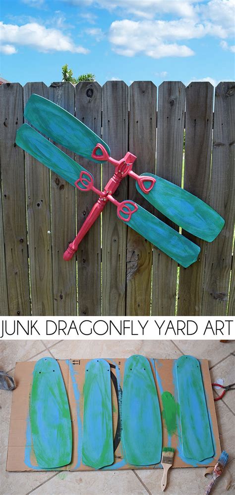 Junk Dragonfly Yard Art ⋆ Dream a Little Bigger