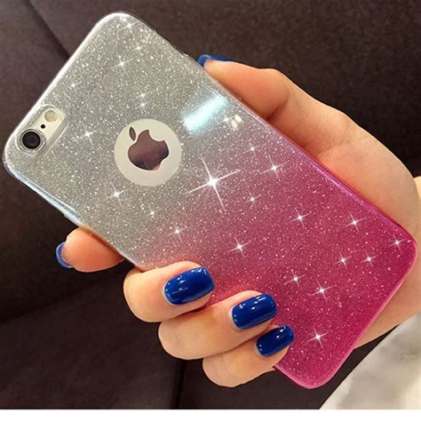 Lovely Girl Glitter Soft Silicone Case For Iphone Xs Max X Xr 5 5s Se 7