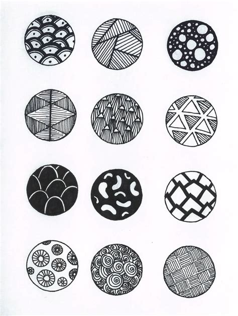 Mini Circles Zentangle Geometric Design Art Pattern Art Zentangle