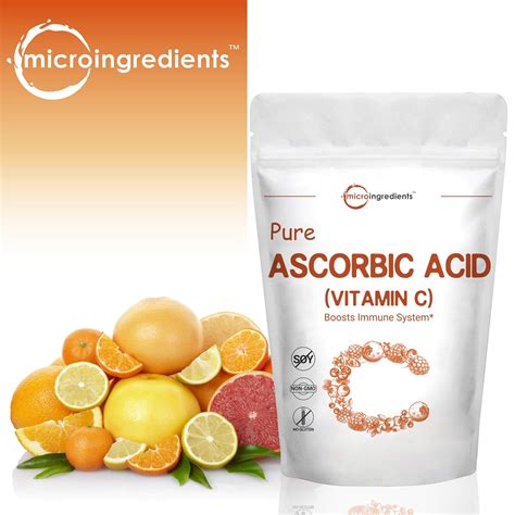 Pure Ascorbic Acid Powder Water Soluble Vitamin C Powder 1 Kg 22