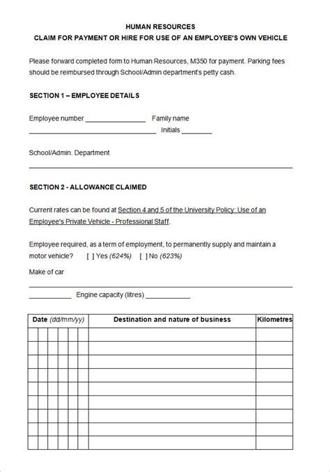 hr agreement template   word  document