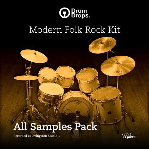 Modern Folk Rock Kit All Samples Pack By Drumdrops Drums Application