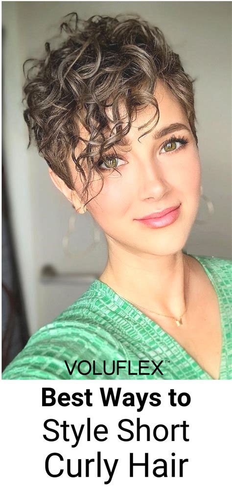 The Best Ways To Style Short Curly Hair In 2020 Short Curly Hair