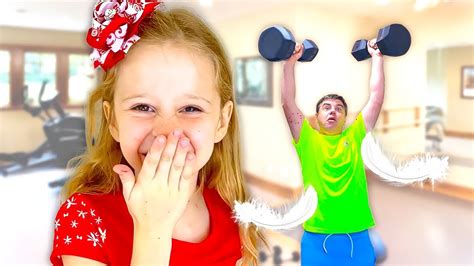 Nastya And Copying Challenge With Dad Youtube
