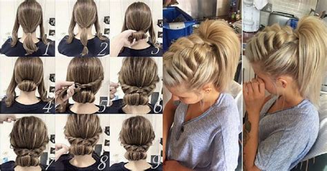 Try out these simple updos for medium hair length. 56 DIY Easy Updos for Medium Hair