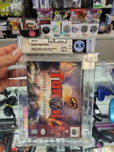 Turok Rage Wars Nintendo 64 WATA 8 5 A Sealed Must See EBay