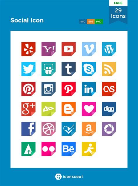 Download Social Icon Icon Pack Available In Svg Png And Icon Fonts