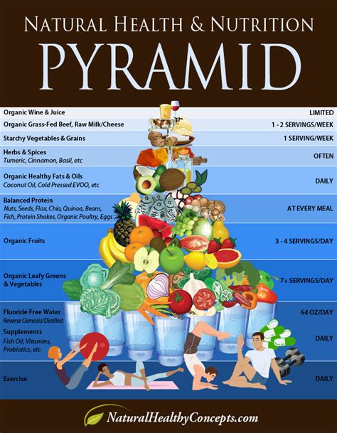 Healthy Food Pyramid Infographic Naturalon Natural Health News And