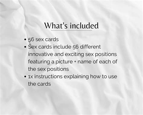Printable Sex Cards With Sex Positions Sex Game T For Etsy