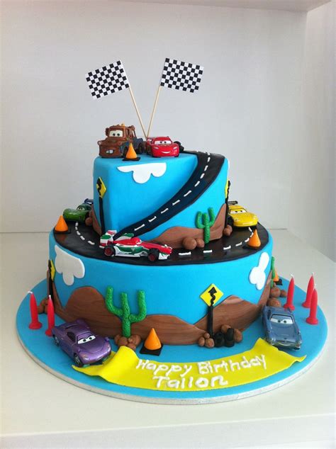 Would someone explain to me if a 2 year old is developed enough to enjoy the artistic value of the cake and will remember it? Cars 2 Birthday Cake - CakeCentral.com