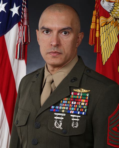 Sergeant Major Rafael C Vargas 10th Marine Regiment Leaders