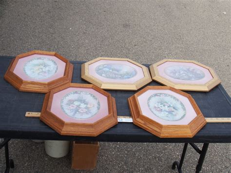 5 collector plates in frames