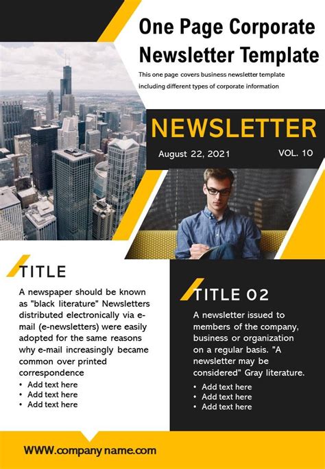 Top 10 Business Newsletter Templates For Superior Client Engagement