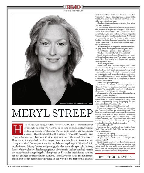 Maligne Bunker Skifahren Meryl Streep Rolling Stone Wochenende Aufregung Partikel