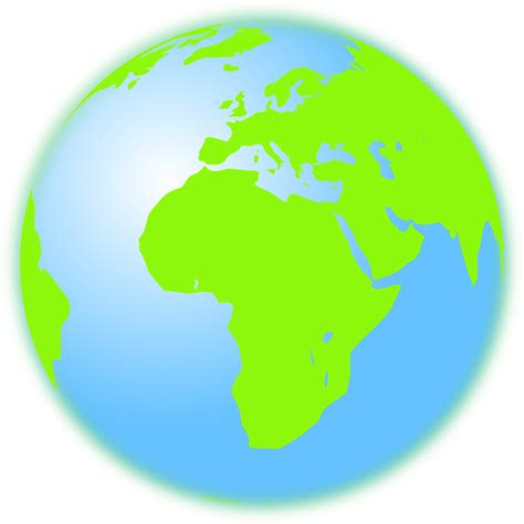 Africa Globe Free Images At Clker Com Vector Clip Art