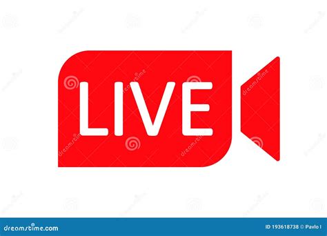 Live Streaming Camera Icon Video Broadcasting And Live Streaming Icon
