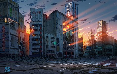 Sci Fi Post Apocalyptic City Hd Wallpaper Peakpx