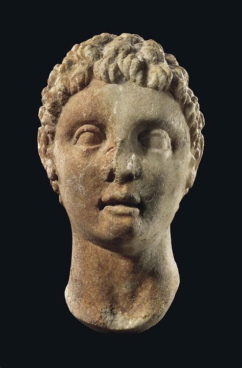 A Roman Marble Male Head Circa 1st 2nd Century Ad Christies