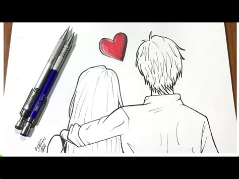 Dibujos Para Mi Novia Chidos Dibujo De Amor A Lapiz Facil De Hacer Reverasite