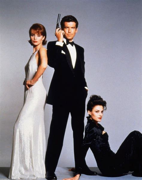 Pierce Brosnan As James Bond Izabella Scorupco As Natalya Simonova And Famke Janssen As Xenia