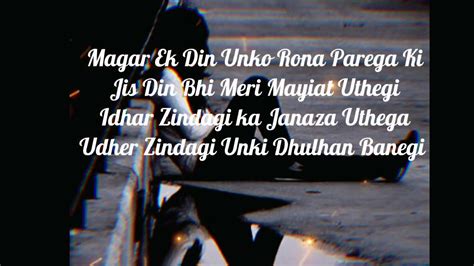 Idhar Zindagi Ka Janaza Uthega Song With Lyrics Youtube