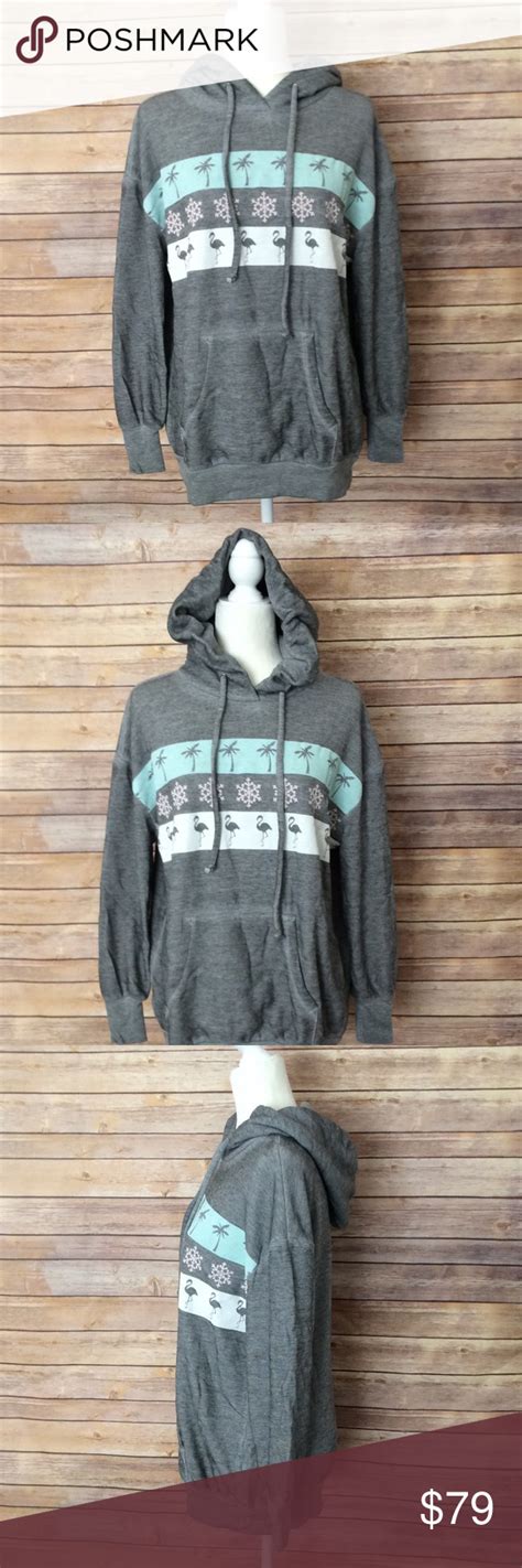 Nwt Wildfox On Holiday Relax Hoodie Color Heather Gray This Comfy