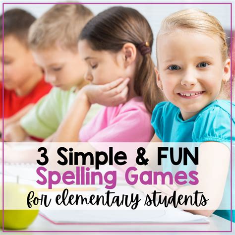 3 Simple And Fun Spelling Games For Elementary Students Krafty In Kinder
