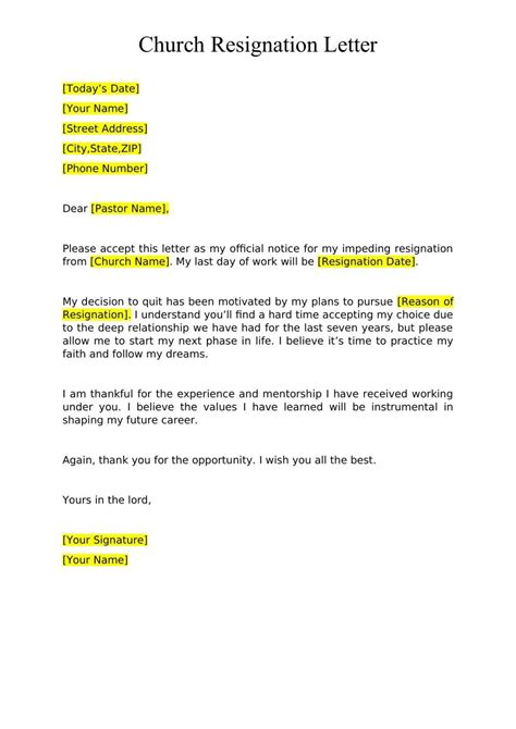 Pin On Resignation Letters
