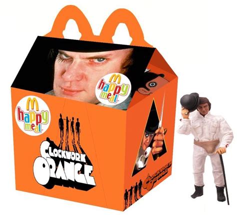 a collection of awesome movie happy meals for adults happy meal toys happy meal clockwork orange