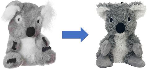 Multipet Look Whos Talking Koala Bear Plush Dog Toy