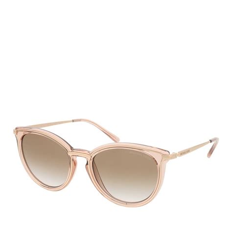 michael kors 0mk1077 11084z woman sunglasses modern glamour rose gold clear in roségold