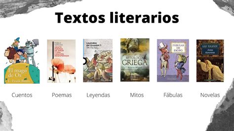 Textos Literarios Y No Literarios Youtube