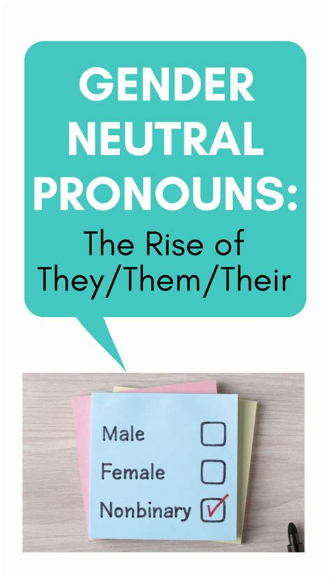 Gender Neutral Pronouns Are Those That Dont Automatically Assume A