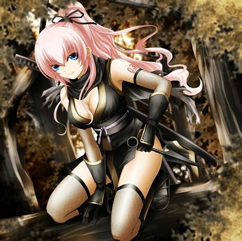 Image Assassin Vocaloid Megurine Luka Weapons Pink Hair