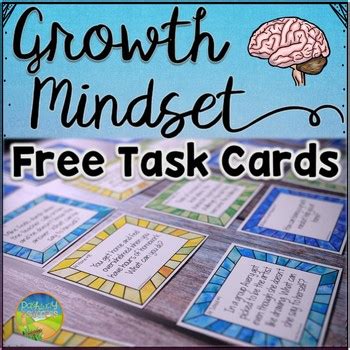 Growth Mindset Task Cards Free Sampler By Pathway Success Tpt