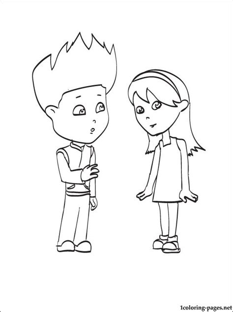 Ryder And Katie Coloring Page Coloring Pages