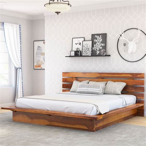 Flagstaff Solid Wood Full Size Platform Bed Frame