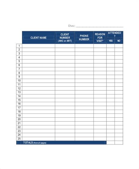 Appointment Book Template 5 Free Word Pdf Documents Download