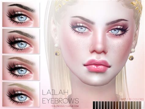Lailah Eyebrows N97 By Pralinesims At Tsr Sims 4 Updates