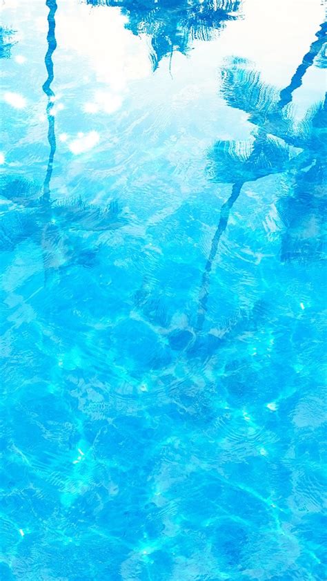Pure Blue Water Reflection Iphone Wallpapers Free Download