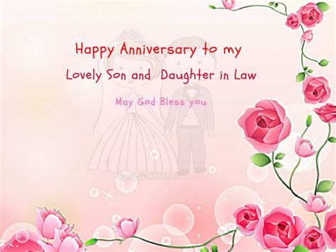 Happy Anniversary Daughter Son In Law Images Images Poster