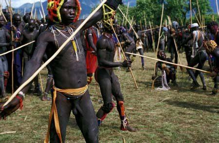 Naked Surma Tribes