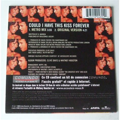Enrique Iglesias Could I Have This Kiss Forever - Could i have this kiss forever by Whitney Houston & Enrique Iglesias