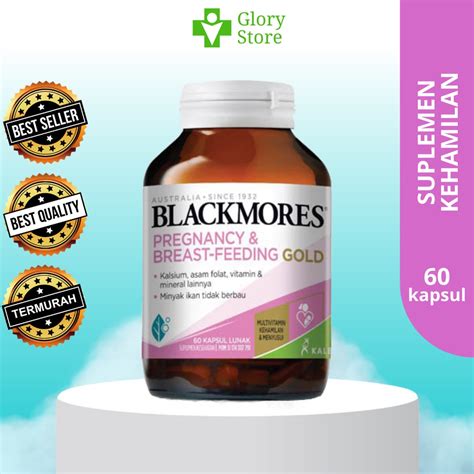 Jual Blackmores Pregnancy Breastfeeding Gold Kapsul Suplemen Ibu