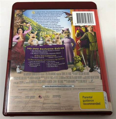 Shrek The Third Hd Dvd 2007 Australian Import Australia Hd Dvd Ebay