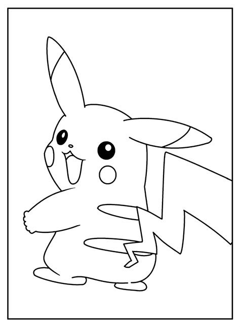 Desenhos Do Pikachu Para Colorir Bora Colorir