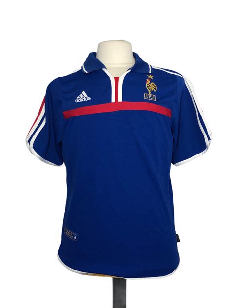 The 2000 uefa european football championship, also known as euro 2000, was the 11th uefa european championship, a football tournament held every four years and organised by uefa. Football Shirt Vintage - Maillot football foot France HOME ...