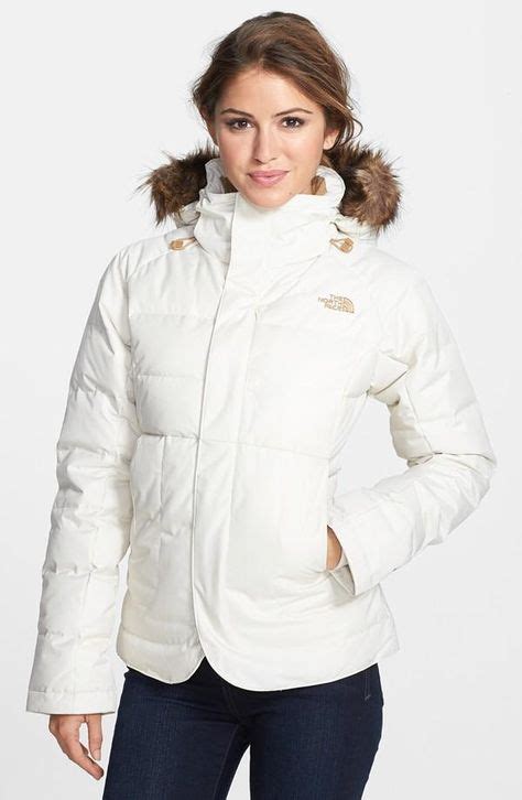 Comfy North Face Jacket In White Winter Jackets Women Northface