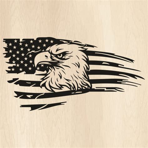 Usa Eagle Flag Svg American Eagle Flag Png Flag Eagle Vector File